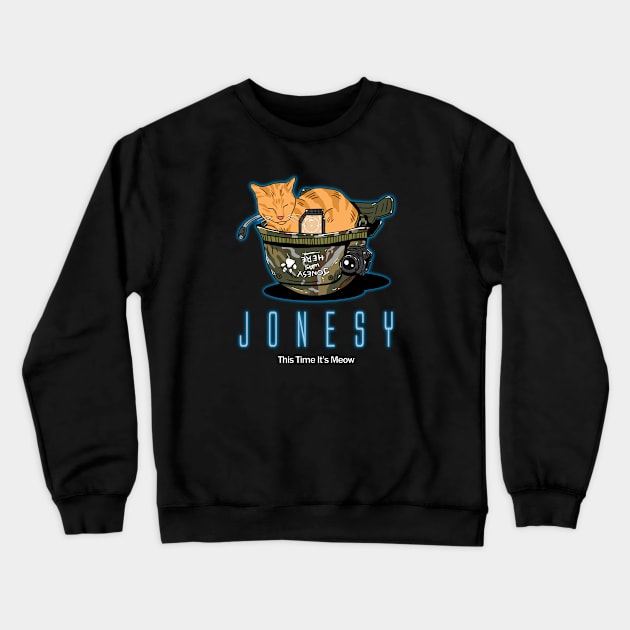 This Time It's Meow Crewneck Sweatshirt by CCDesign